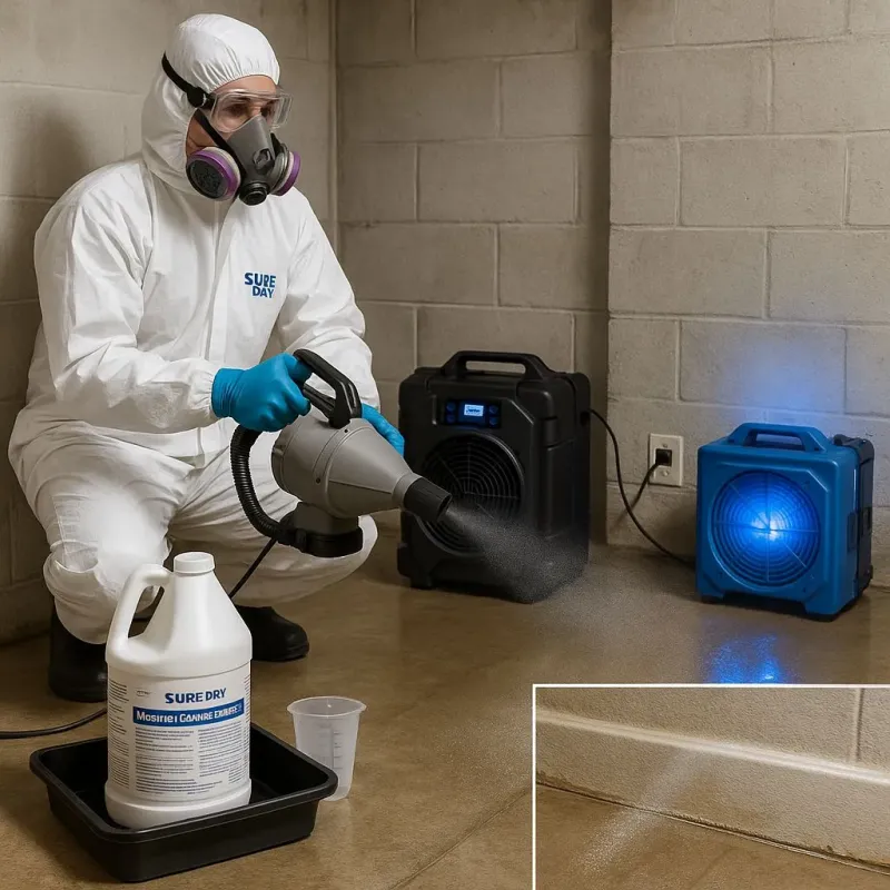 Sanitization and Odor Removal process in Islip Terrace, NY
