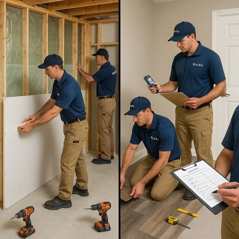 Repairs and Reconstruction process in Islip Terrace, NY